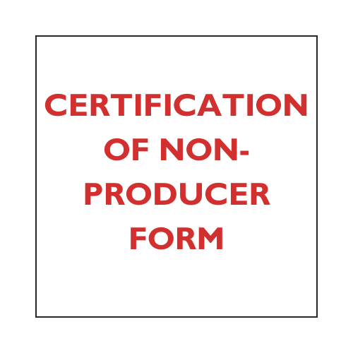 certification-of-non-producer