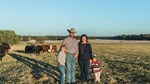 Gillooly Family with cows